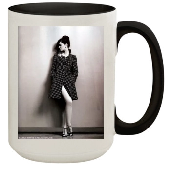 Sarah Wayne Callies 15oz Colored Inner & Handle Mug