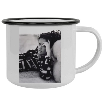 Salma Hayek Camping Mug