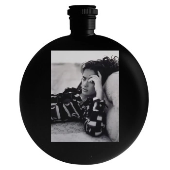 Salma Hayek Round Flask