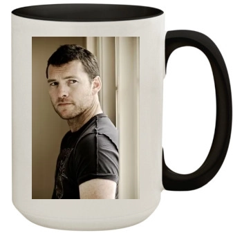 Sam Worthington 15oz Colored Inner & Handle Mug