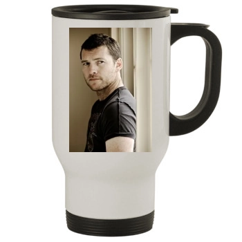 Sam Worthington Stainless Steel Travel Mug