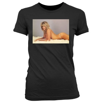 Samantha Fox Women's Junior Cut Crewneck T-Shirt