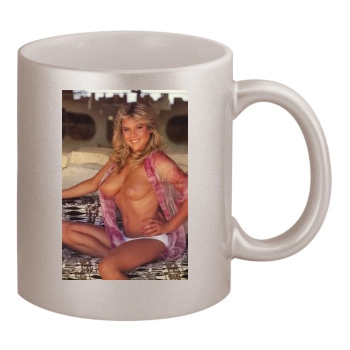 Samantha Fox 11oz Metallic Silver Mug