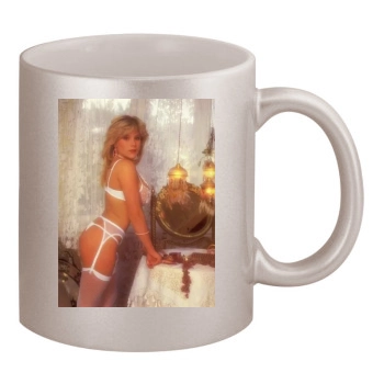 Samantha Fox 11oz Metallic Silver Mug