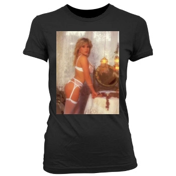 Samantha Fox Women's Junior Cut Crewneck T-Shirt