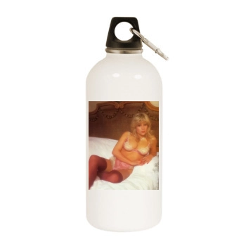 Samantha Fox White Water Bottle With Carabiner