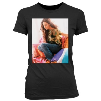 Sarah Brightman Women's Junior Cut Crewneck T-Shirt