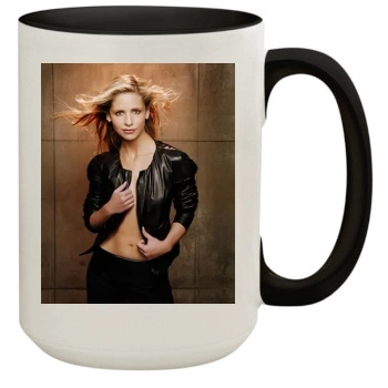 Sarah Michelle Gellar 15oz Colored Inner & Handle Mug