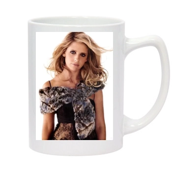 Sarah Michelle Gellar 14oz White Statesman Mug