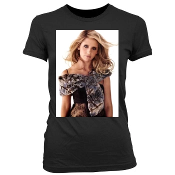 Sarah Michelle Gellar Women's Junior Cut Crewneck T-Shirt