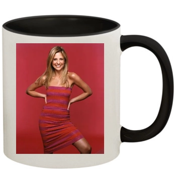 Sarah Michelle Gellar 11oz Colored Inner & Handle Mug