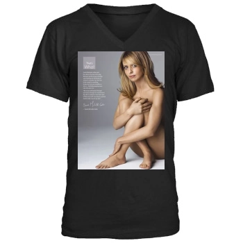 Sarah Michelle Gellar Men's V-Neck T-Shirt