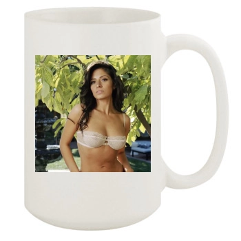 Sarah Shahi 15oz White Mug