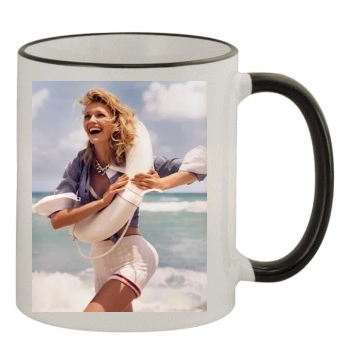 Sasha Pivovarova 11oz Colored Rim & Handle Mug