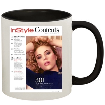 Scarlett Johansson 11oz Colored Inner & Handle Mug