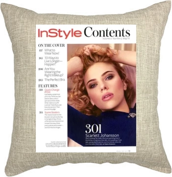 Scarlett Johansson Pillow