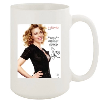 Scarlett Johansson 15oz White Mug