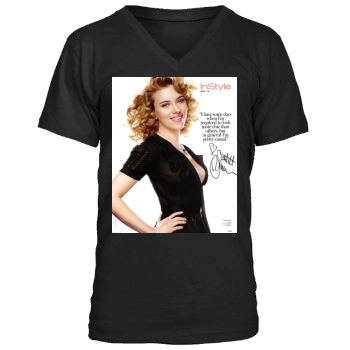 Scarlett Johansson Men's V-Neck T-Shirt