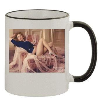 Scarlett Johansson 11oz Colored Rim & Handle Mug