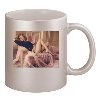 Scarlett Johansson 11oz Metallic Silver Mug