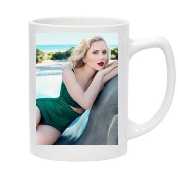 Scarlett Johansson 14oz White Statesman Mug