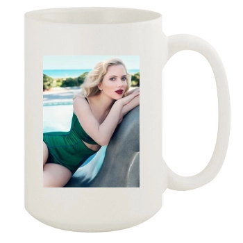 Scarlett Johansson 15oz White Mug