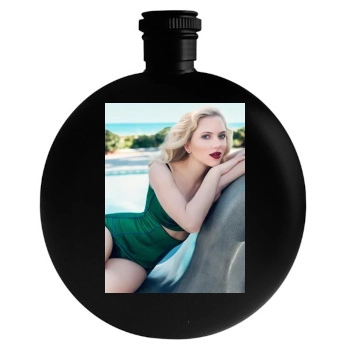 Scarlett Johansson Round Flask