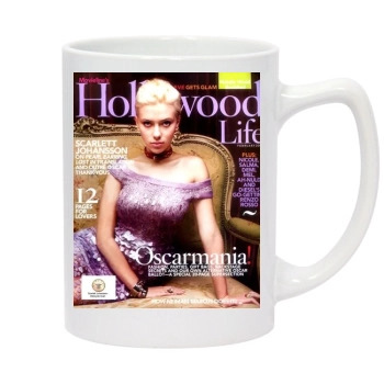 Scarlett Johansson 14oz White Statesman Mug