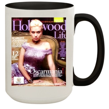 Scarlett Johansson 15oz Colored Inner & Handle Mug