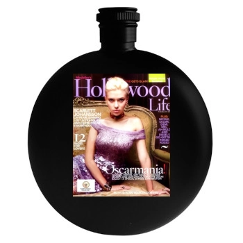 Scarlett Johansson Round Flask