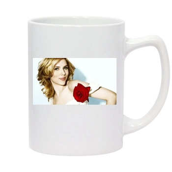 Scarlett Johansson 14oz White Statesman Mug