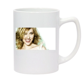 Scarlett Johansson 14oz White Statesman Mug