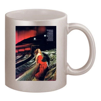 Scarlett Johansson 11oz Metallic Silver Mug