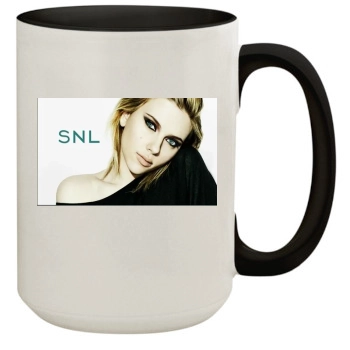 Scarlett Johansson 15oz Colored Inner & Handle Mug