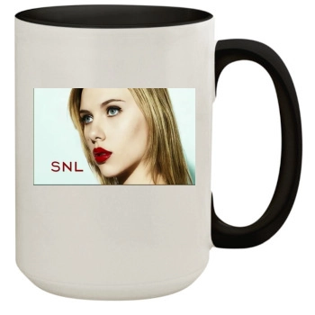 Scarlett Johansson 15oz Colored Inner & Handle Mug