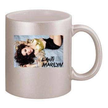 Scarlett Johansson 11oz Metallic Silver Mug