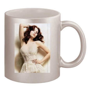 Scarlett Johansson 11oz Metallic Silver Mug