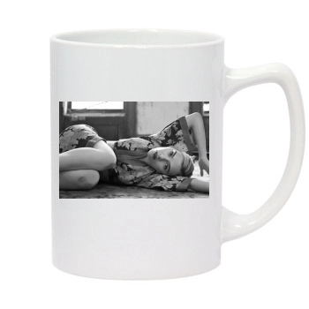 Scarlett Johansson 14oz White Statesman Mug