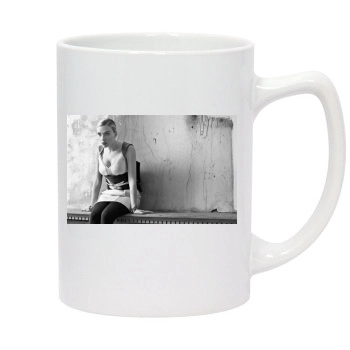 Scarlett Johansson 14oz White Statesman Mug