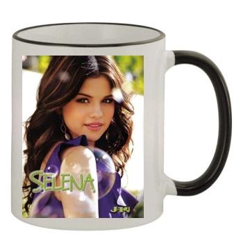 Selena Gomez 11oz Colored Rim & Handle Mug