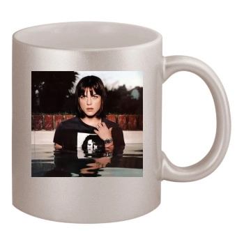 Selma Blair 11oz Metallic Silver Mug