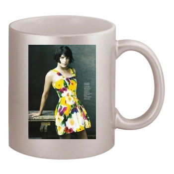 Selma Blair 11oz Metallic Silver Mug