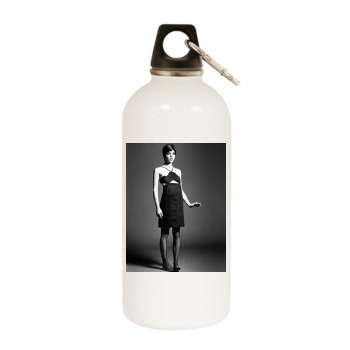 Selma Blair White Water Bottle With Carabiner