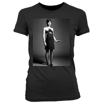 Selma Blair Women's Junior Cut Crewneck T-Shirt