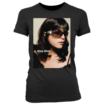 Selma Blair Women's Junior Cut Crewneck T-Shirt