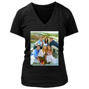 F.R.I.E.N.D.S Women's Deep V-Neck TShirt