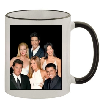 F.R.I.E.N.D.S 11oz Colored Rim & Handle Mug