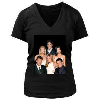 F.R.I.E.N.D.S Women's Deep V-Neck TShirt