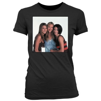 F.R.I.E.N.D.S Women's Junior Cut Crewneck T-Shirt