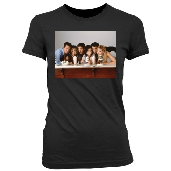 F.R.I.E.N.D.S Women's Junior Cut Crewneck T-Shirt